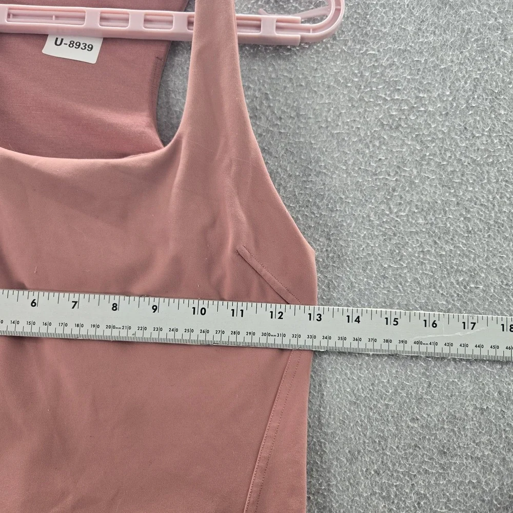 Lululemon Women Tank‎ Top 4 Pink InStill Activewear Logo High Neck Pullover